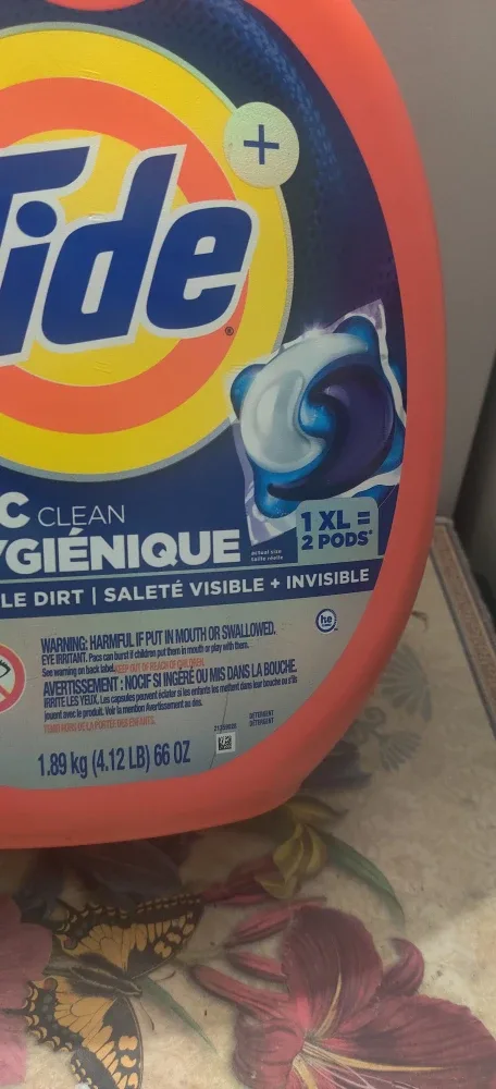 Tide Power Pods Hygienic Clean 45 XL pacs image indicator(3)