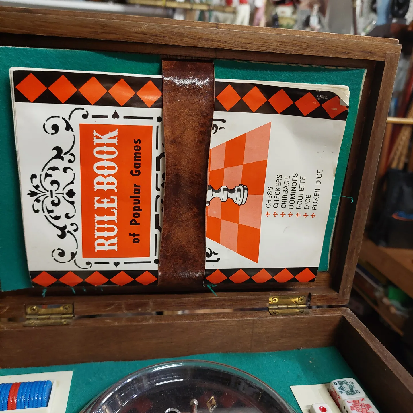 Vintage Roulette Set with Rule Book