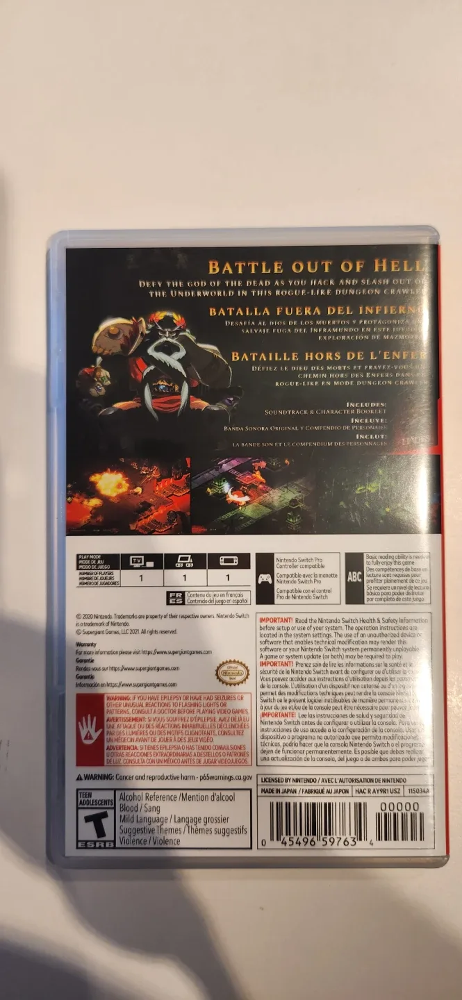 Hades - Nintendo Switch Game image indicator(3)