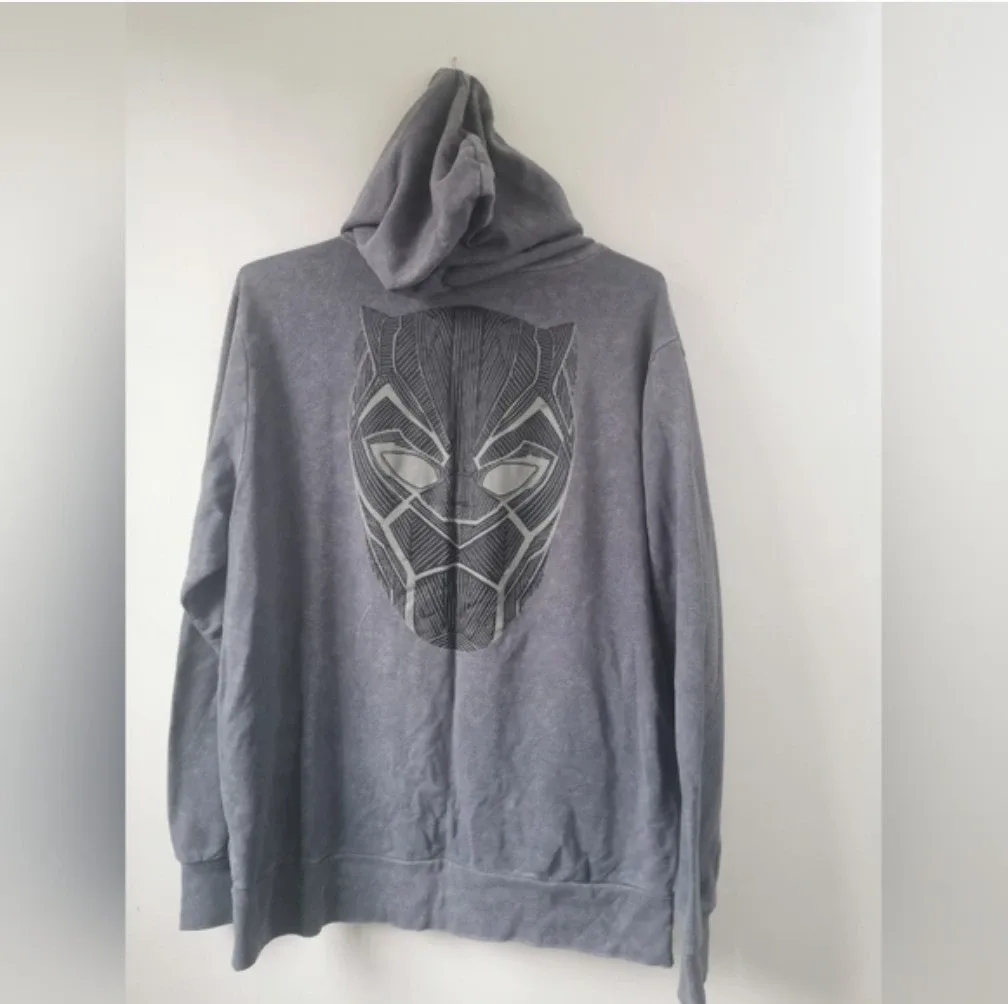 Mens sz lg Black Panther hoodie