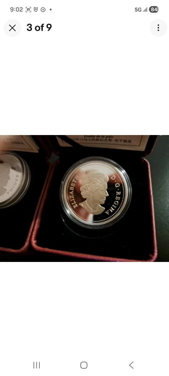 2012 & 13 RCM $15 Fine Silver Coins/ Good Fortune and Peace image indicator(3)