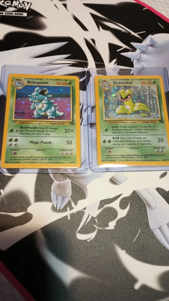 Nidoqueen & Victreebel Pokemon Cards