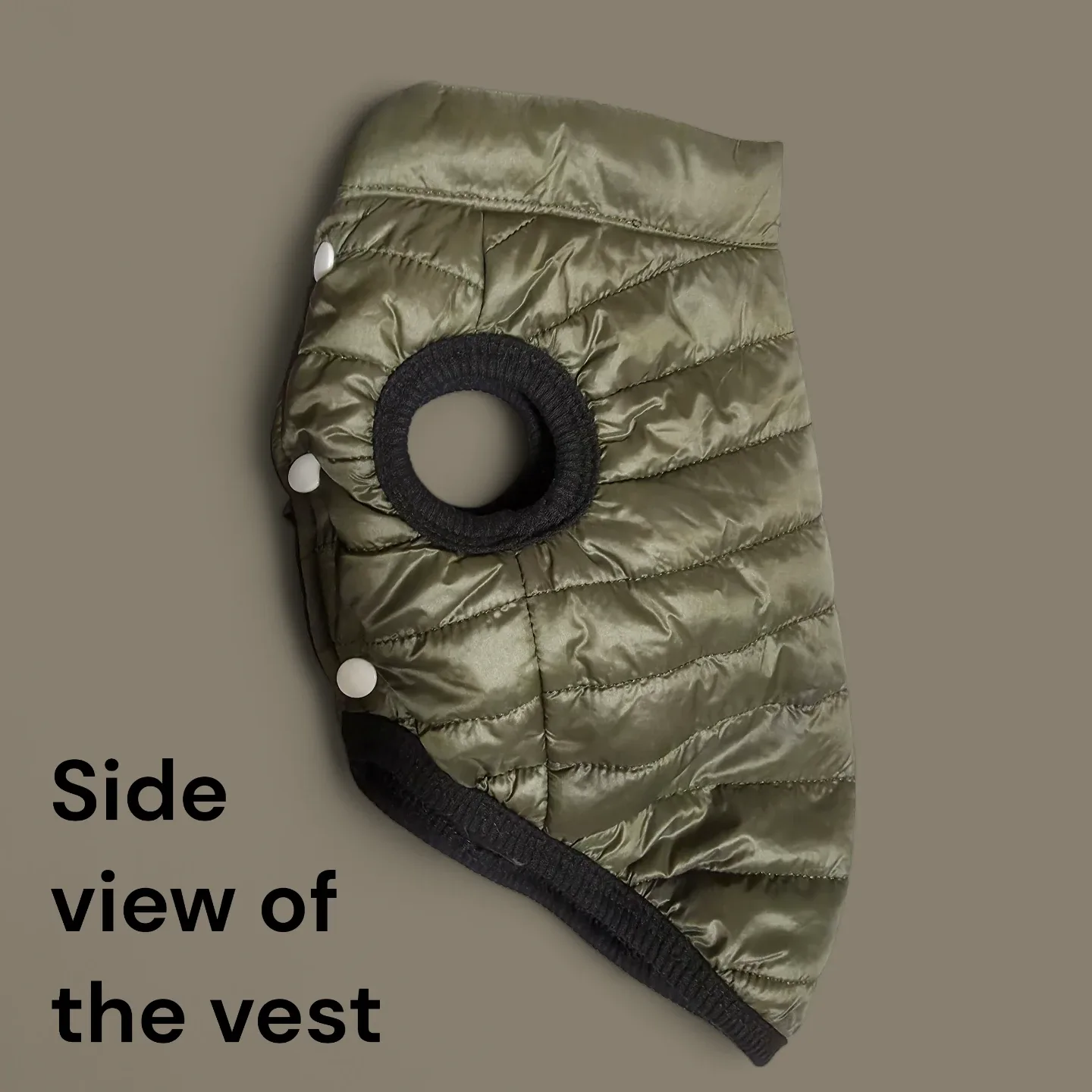 The Dog Face Puffer Vest - Size M (Fits like S) image indicator(3)