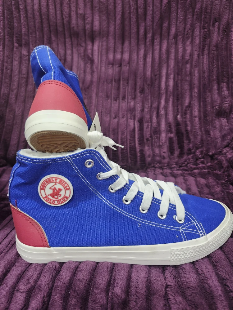 New Beverly Hills Polo Club High Top Sneakers - Size 8