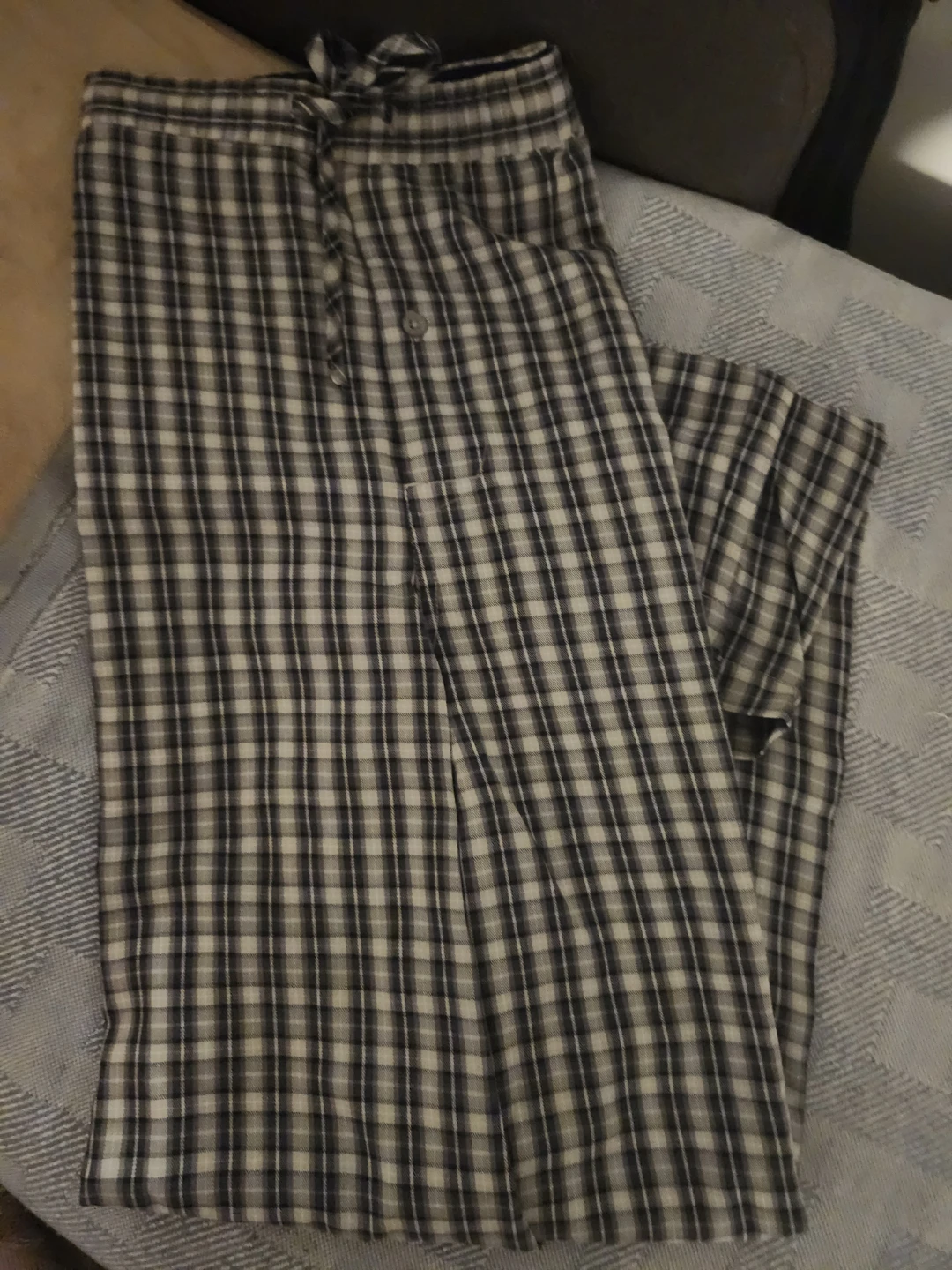 Checkered Pajama Pants - photo 2