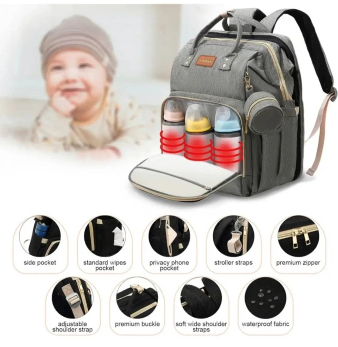 Diaper Bag Backpack - photo 5