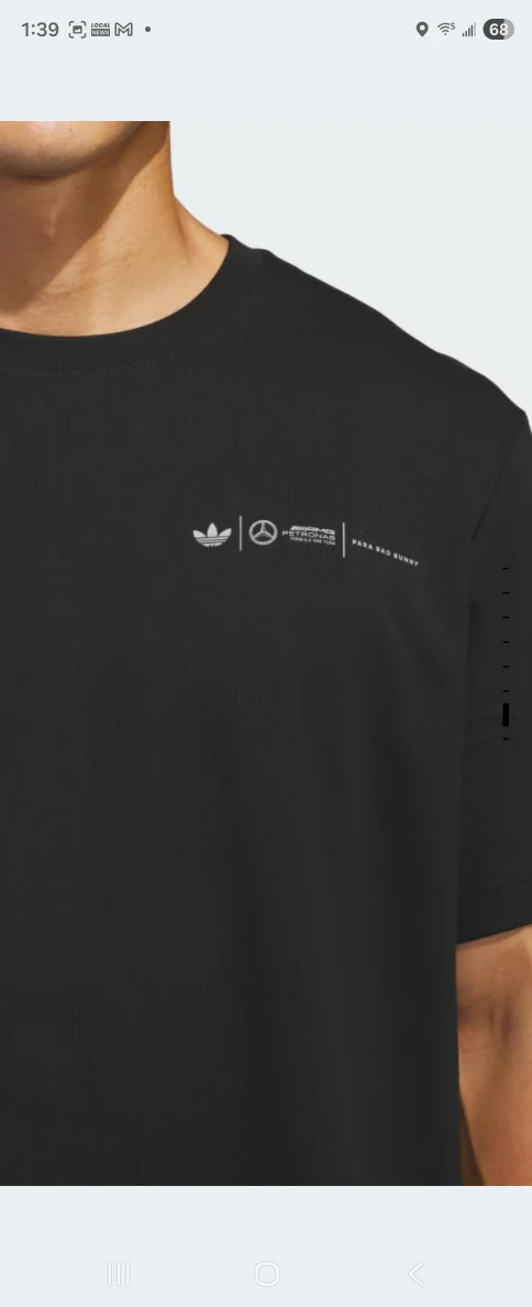 Adidas Mercedes Bad Bunny AMG Formula One Team T-Shirt - photo 5