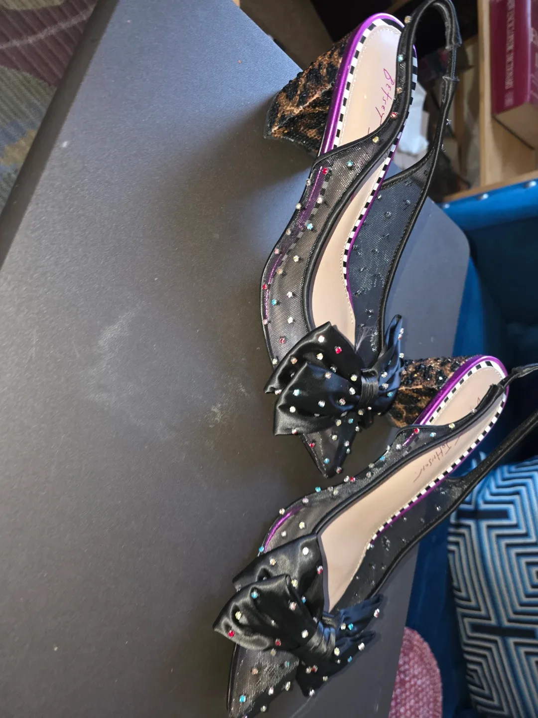 Betsey Johnson Black Heels