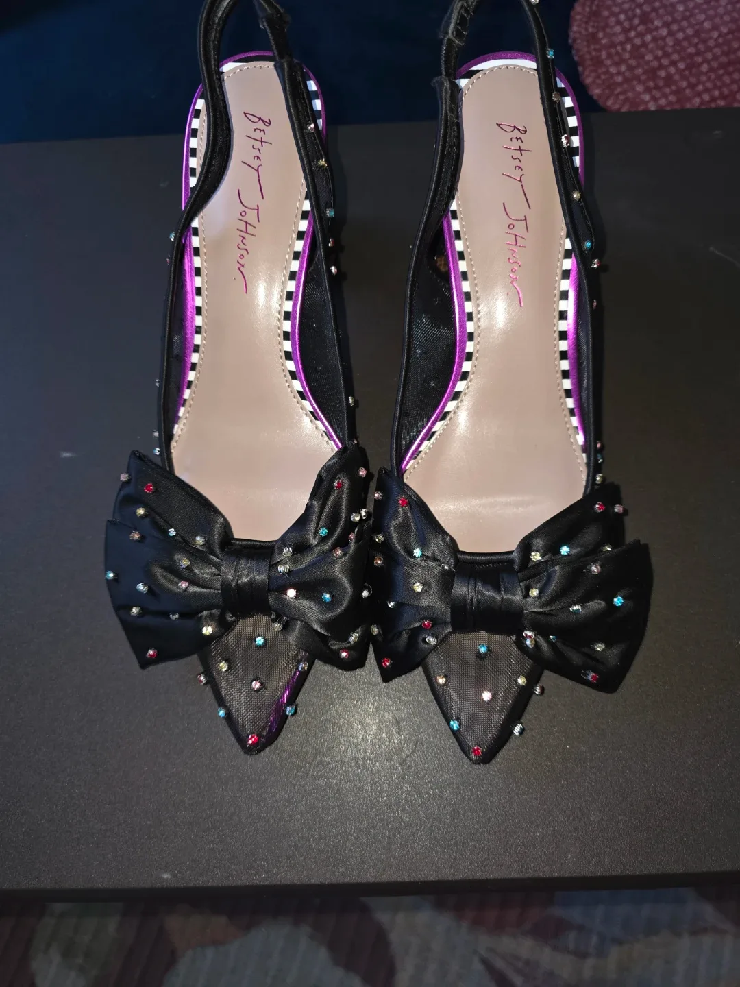 Betsey Johnson Black Heels image indicator(2)
