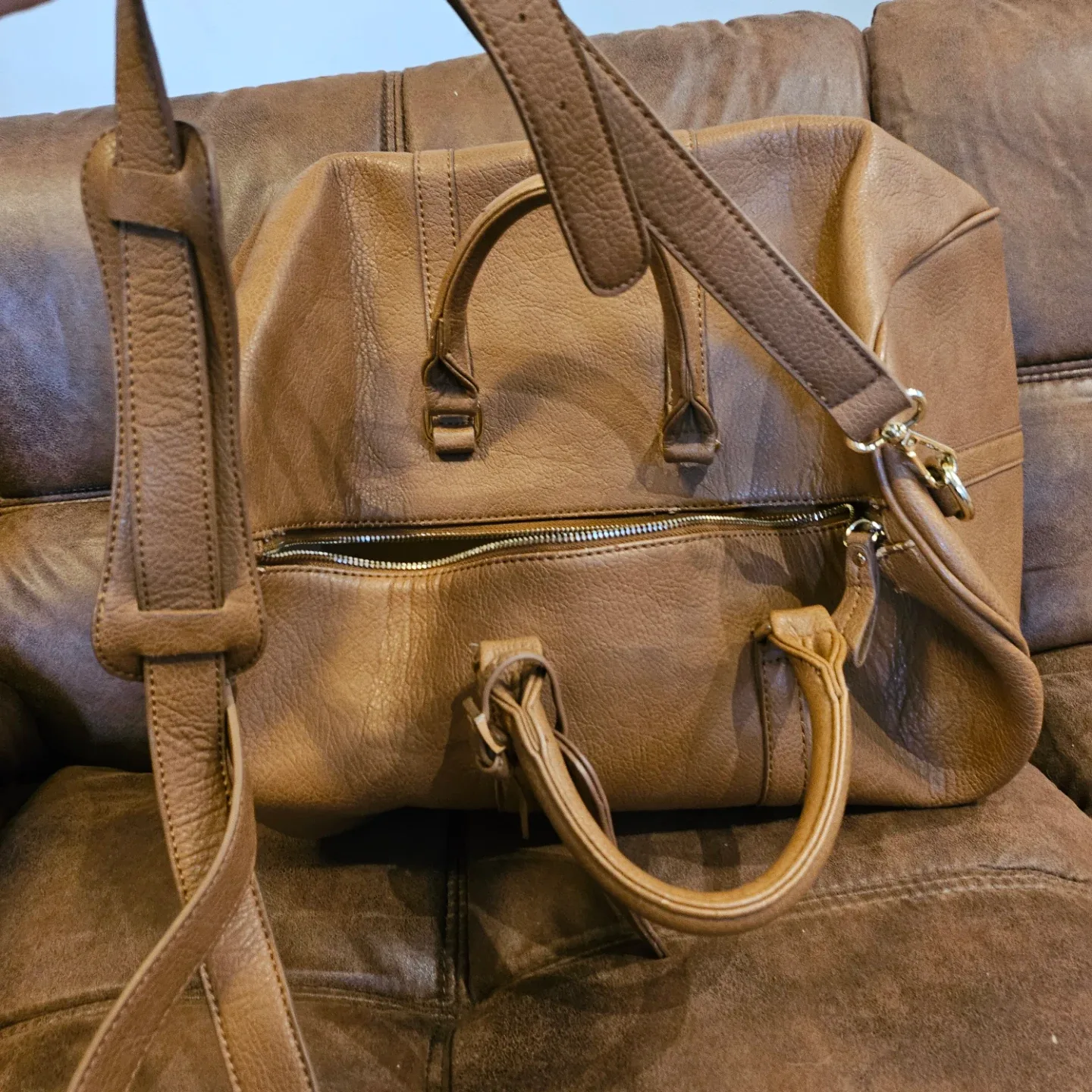 Brown Leather Satchel Bag