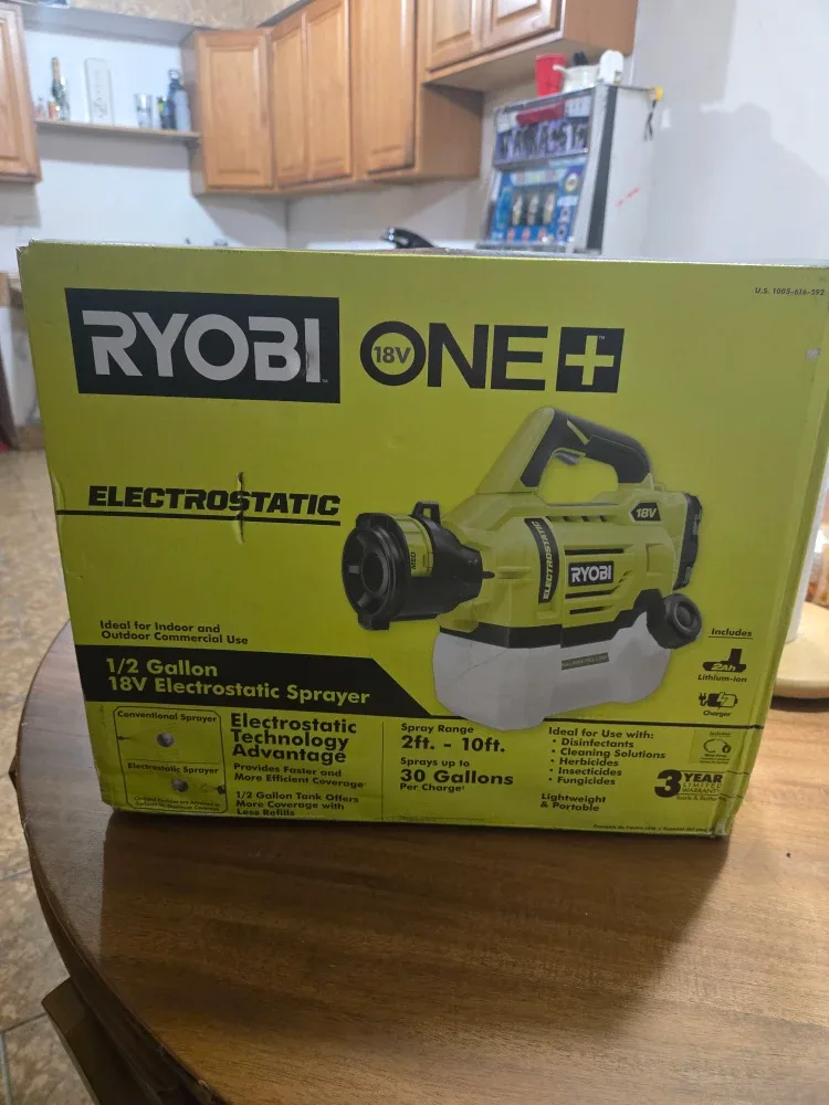Ryobi ONE+ 18V Electrostatic Sprayer Kit