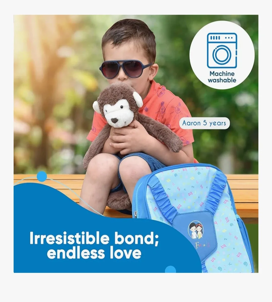 PLAYFRIENDS Animal Preschool Backpack - Small image indicator(5)