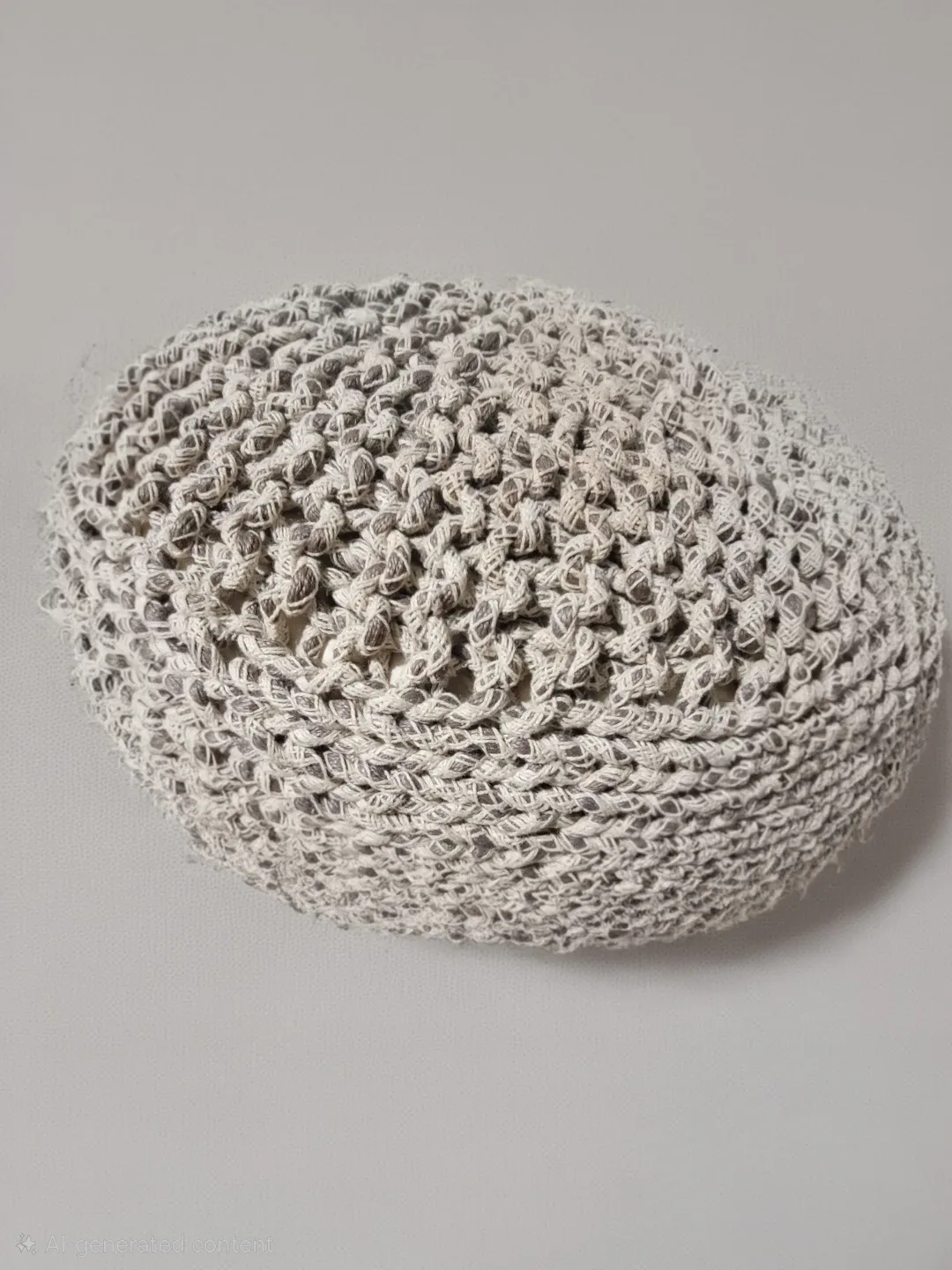 Handmade Knitted Pouf Ottoman image indicator(8)