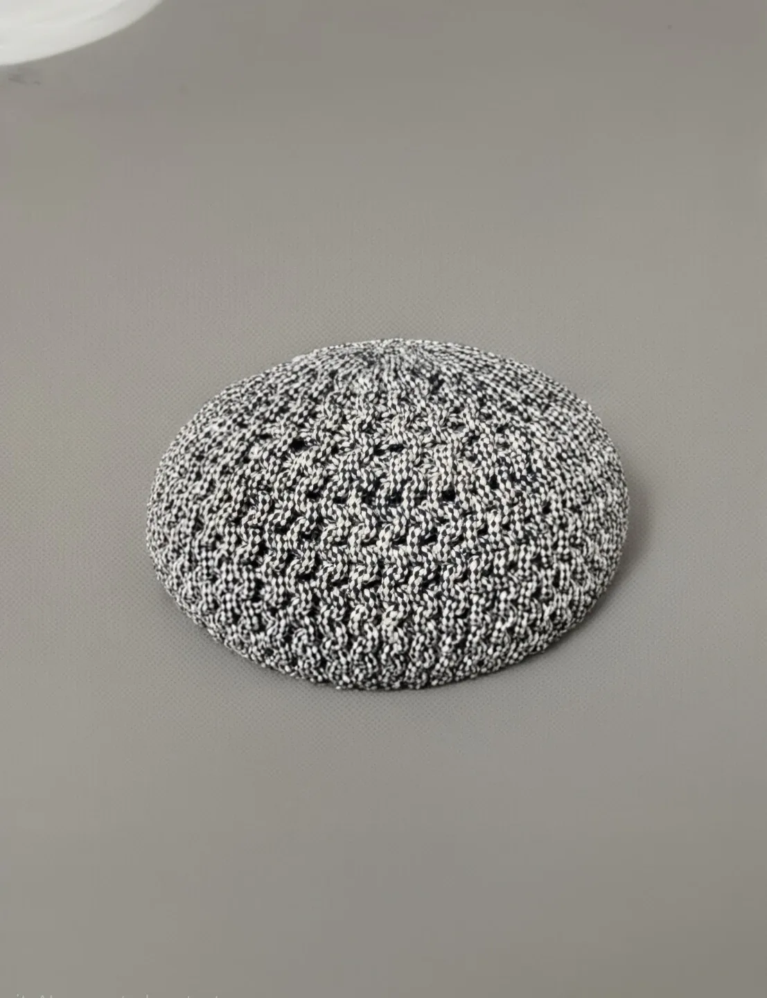 Handmade Knitted Pouf Ottoman image indicator(10)