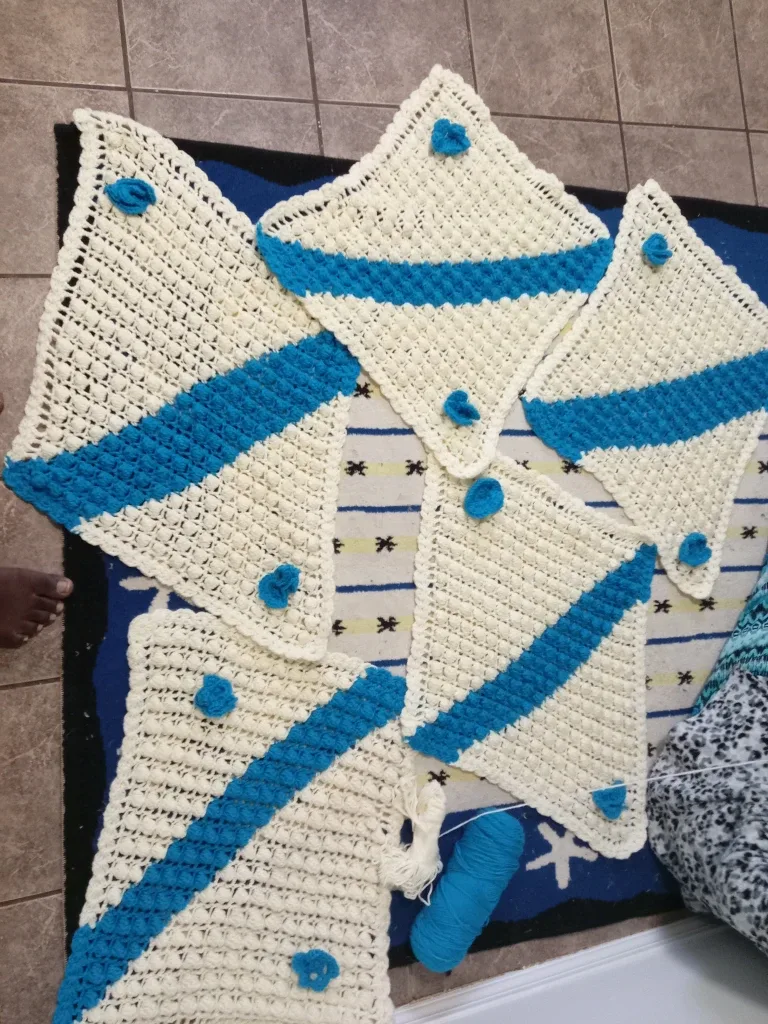 Handmade Crochet Potholders (Set of 5) image indicator(2)