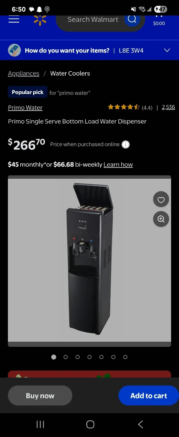 Primo Single Serve Bottom Load Water Dispenser image indicator(3)