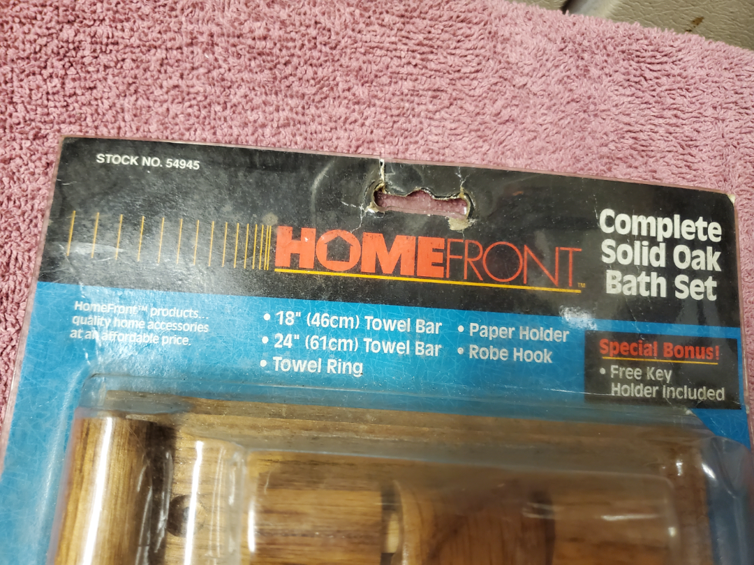 Homefront Solid Oak Bath Set - photo 2