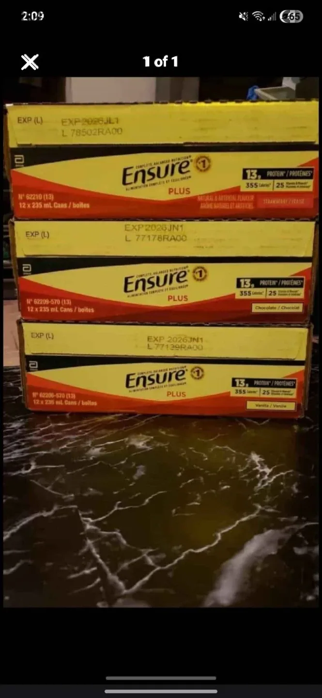 Ensure Plus 12 x 235 mL Cans