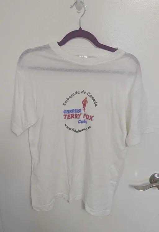 Terry Fox Run Cuba Shirt - Men's Size Small