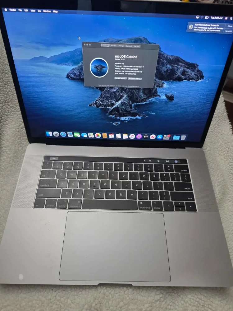 MacBook Pro 16GB 251GB image indicator(2)