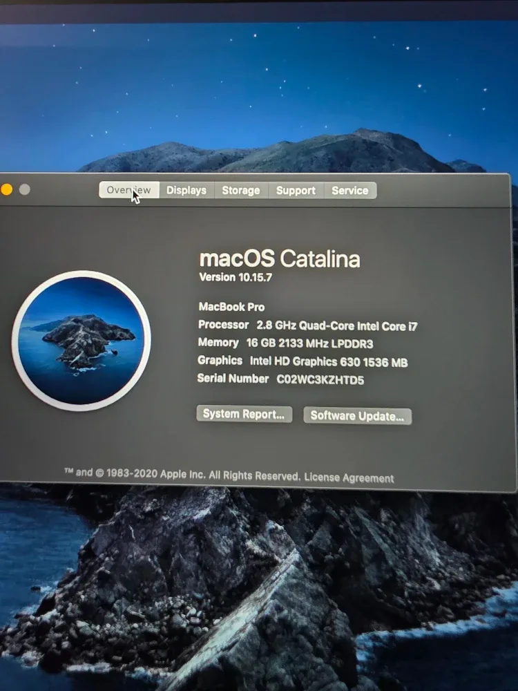 MacBook Pro 16GB 251GB image indicator(4)