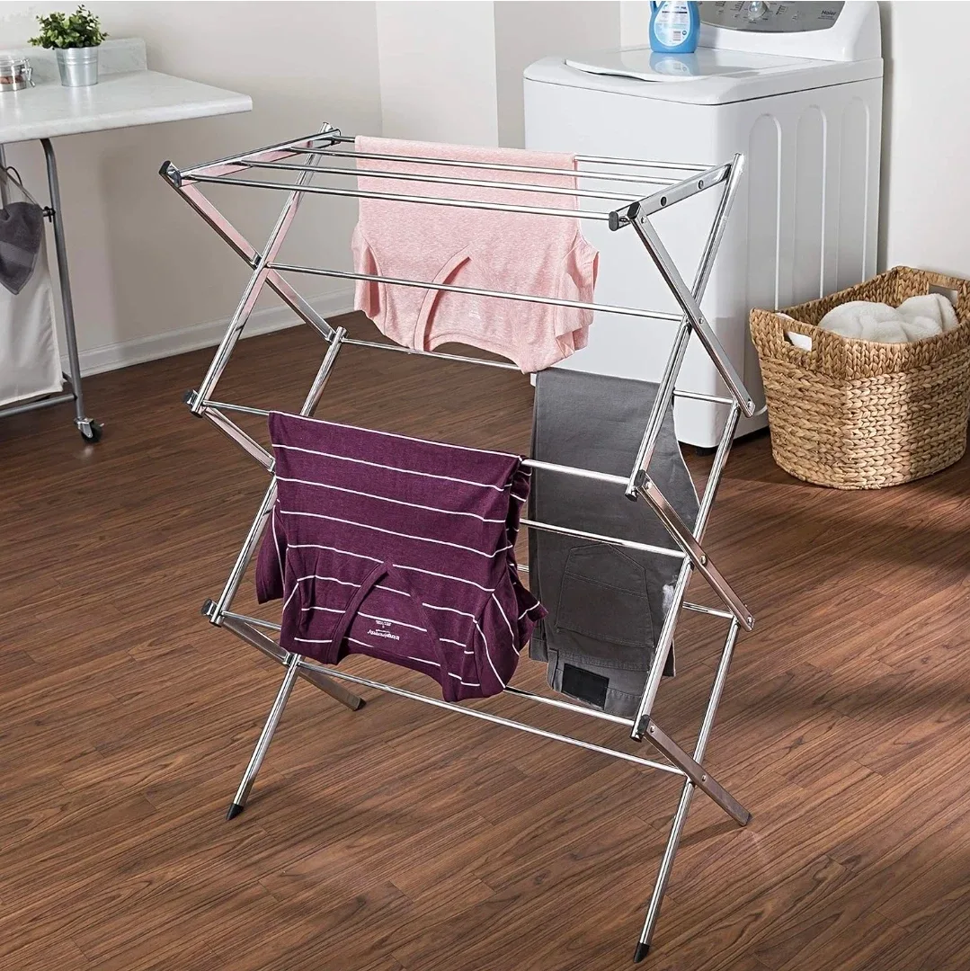 Clothes Drying Rack - Grey - NEW image indicator(2)