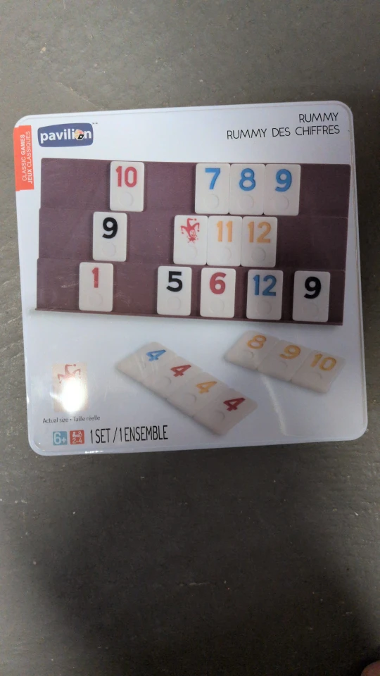 #gifting Pavilion Rummy des Chiffres Game