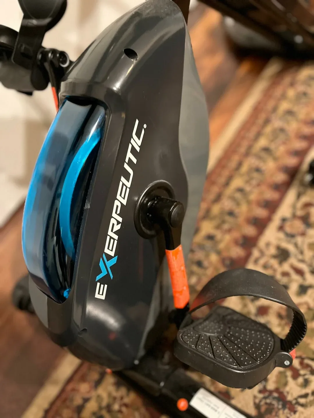 Exerpeutic Folding Magnetic Upright Exercise Bike image indicator(3)