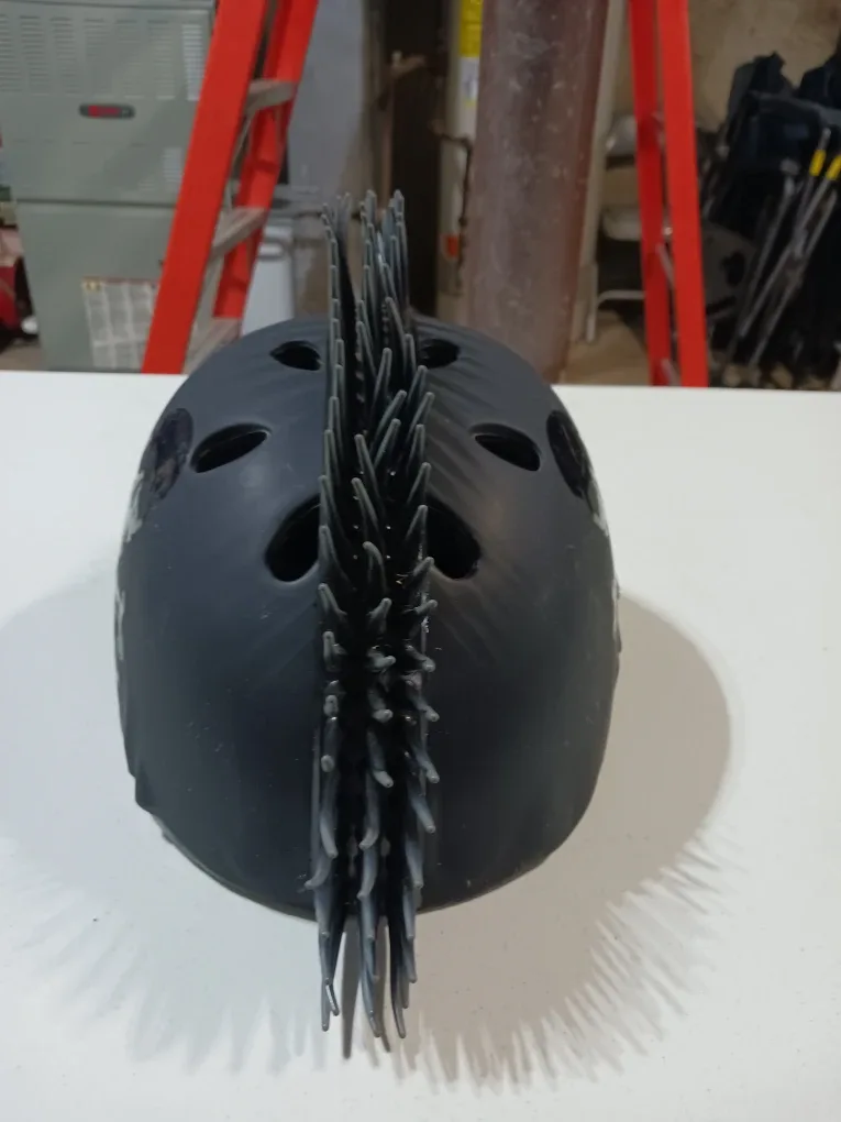 Krash! Black Helmet w/ Mohawk