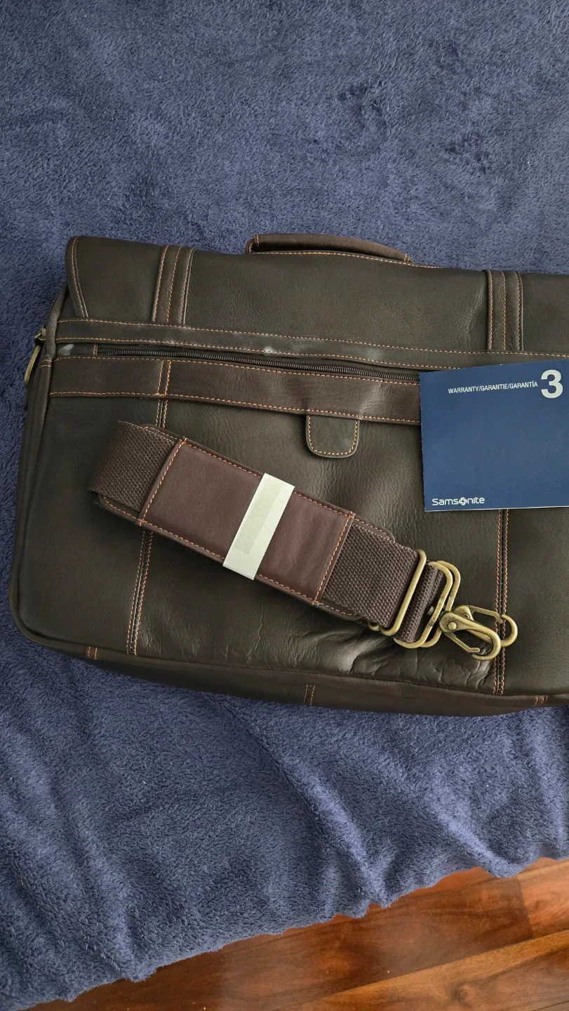 Samsonite Leather Laptop Bag image indicator(8)