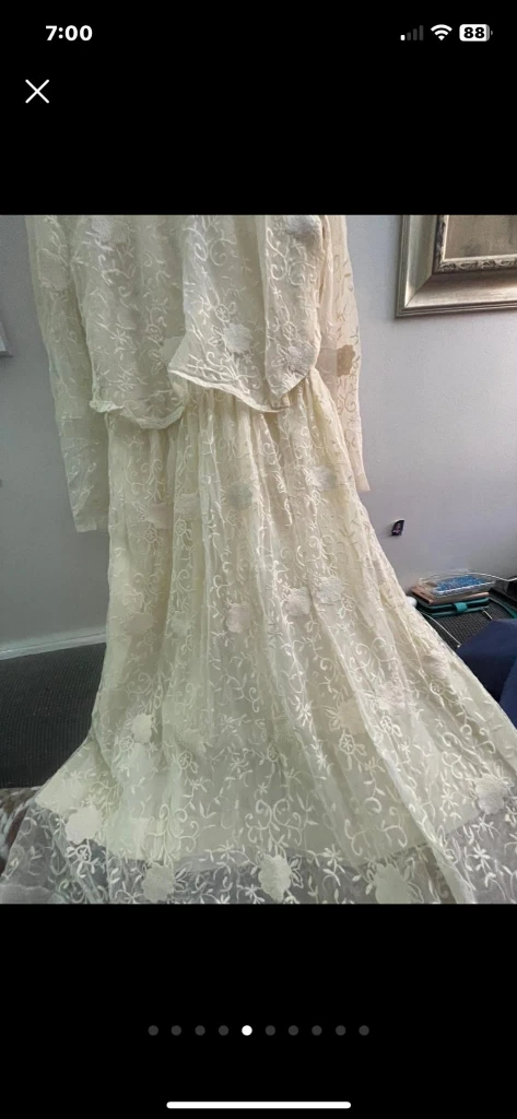Lace Dress - Cream/Off-White - photo 2