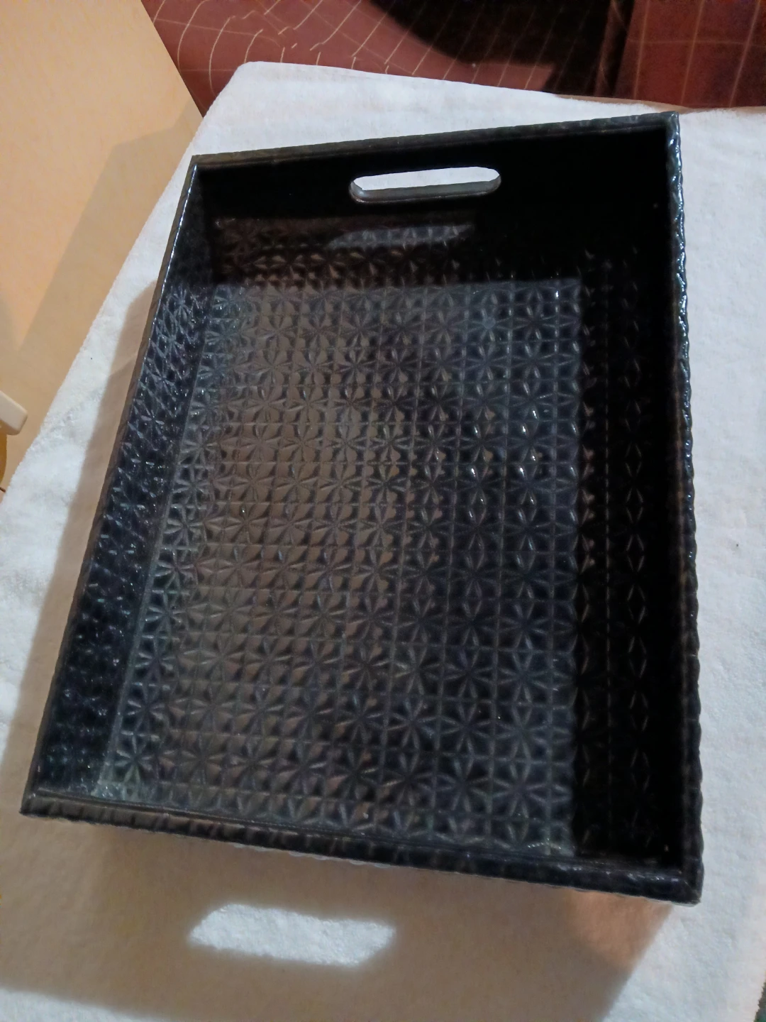 Black Decorative Tray