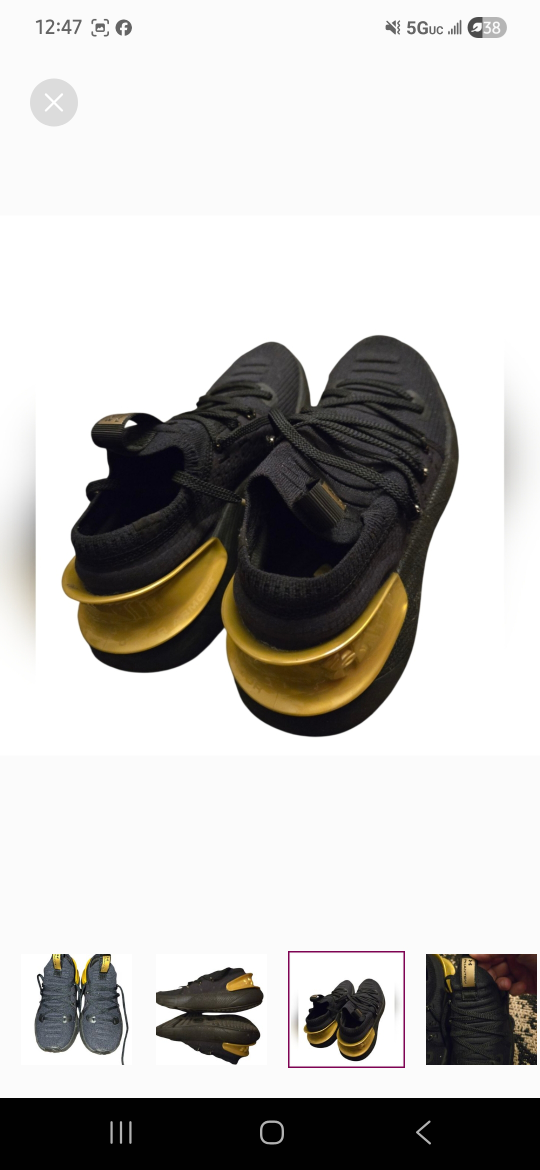 under Armour black and yellow style women sneakers  size 6.5 - photo 4