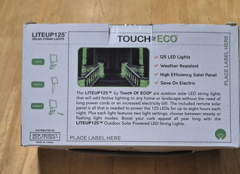 Liteup125 Solar String Lights - New - photo 2