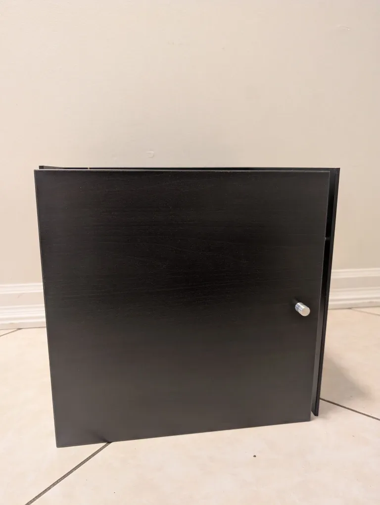IKEA Kallax Black-Brown Insert with Door image indicator(3)