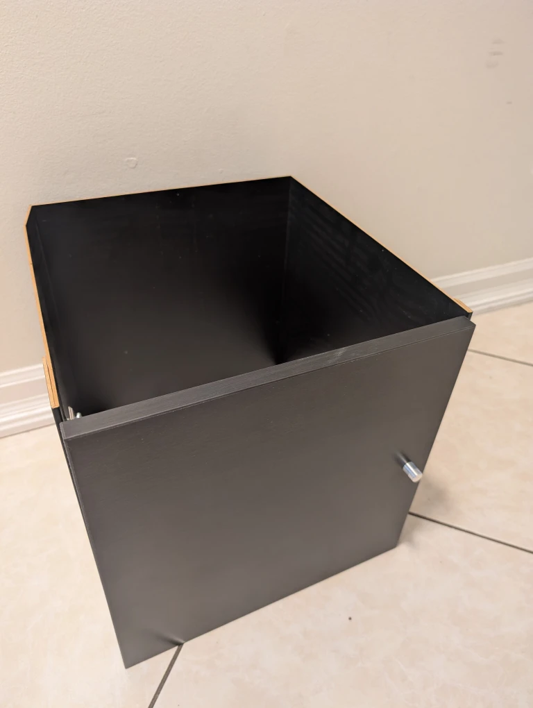 IKEA Kallax Black-Brown Insert with Door - photo 4
