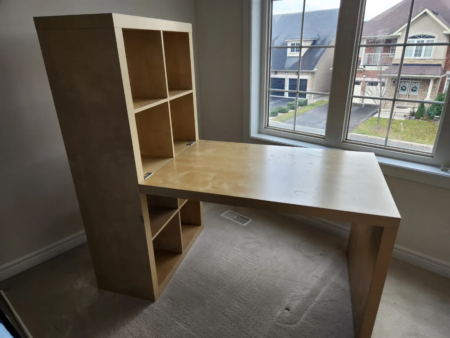 Ikea Desk with Shelves - Great Condition! image indicator(2)