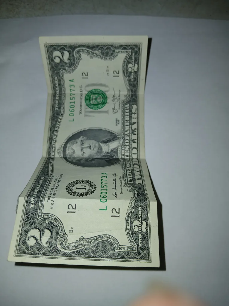 Bill 2 dolars