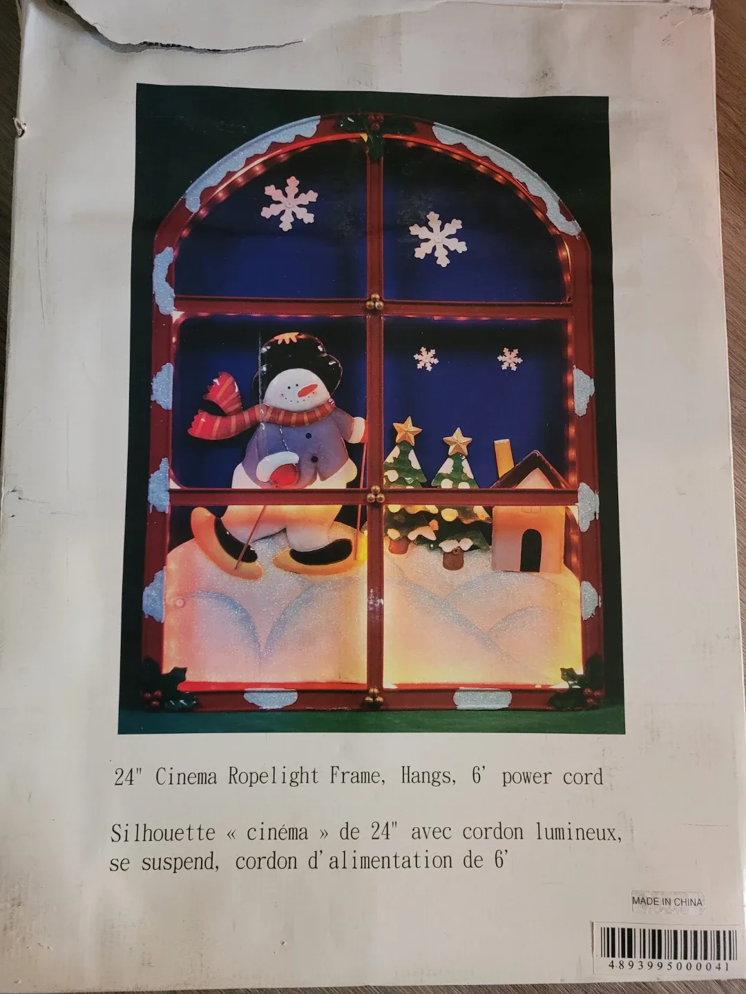 Winter Snowman Christmas Light Display image indicator(3)