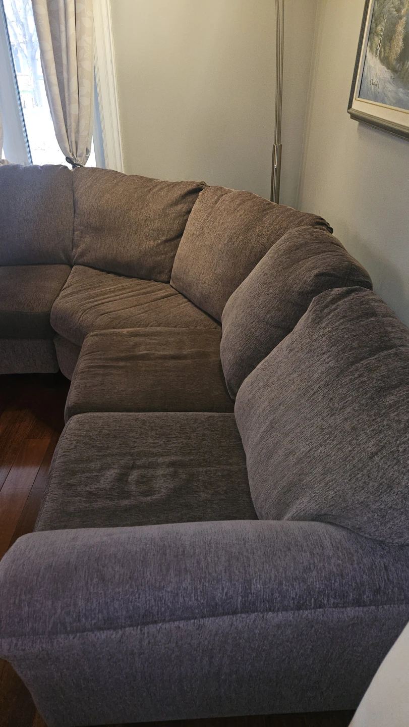 Brown Sectional Sofa - photo 3