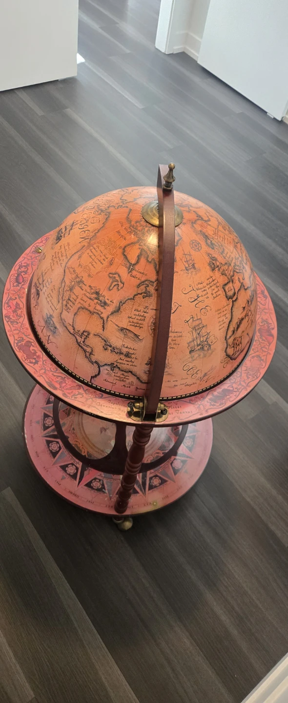 Globe Bar Cart