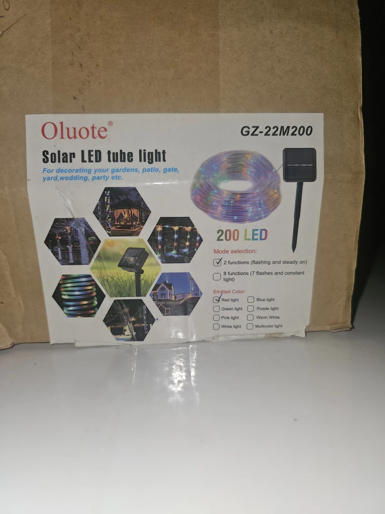 Oluote Solar LED Tube Light - 200 LED