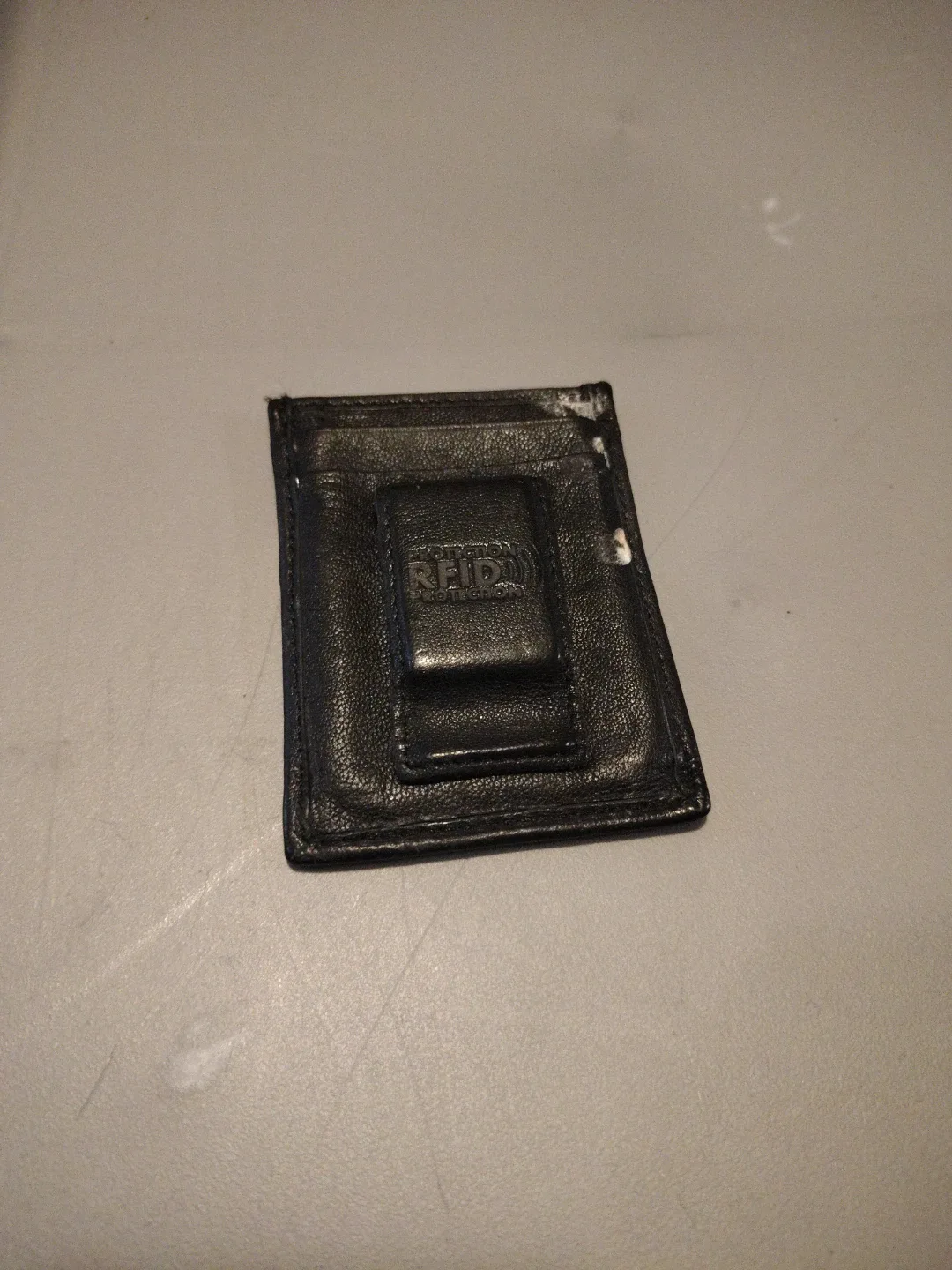 Bosca RFID Leather Money Clip Wallet