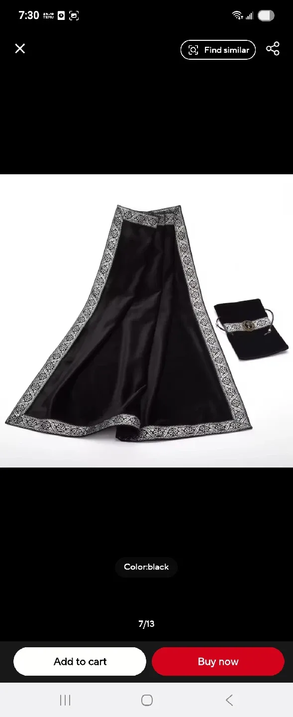 🩶🖤Band new Tarot table with bag image indicator(2)