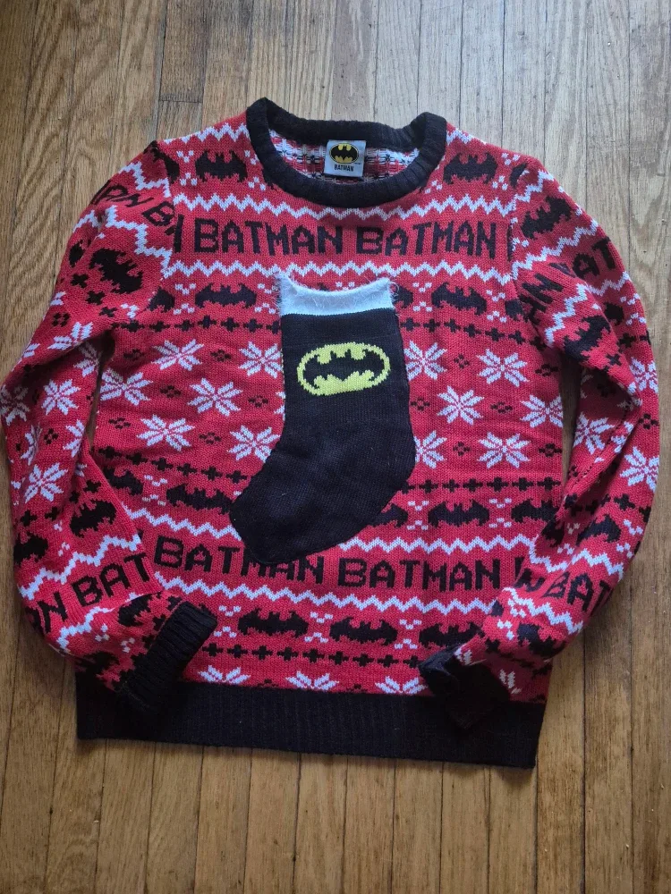 Batman Christmas Sweater kids XL