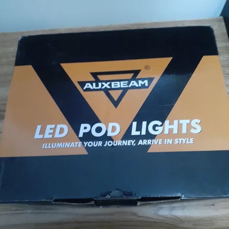 AUXBEAM 5 Inch LED Pod Lights - Amber & White image indicator(7)