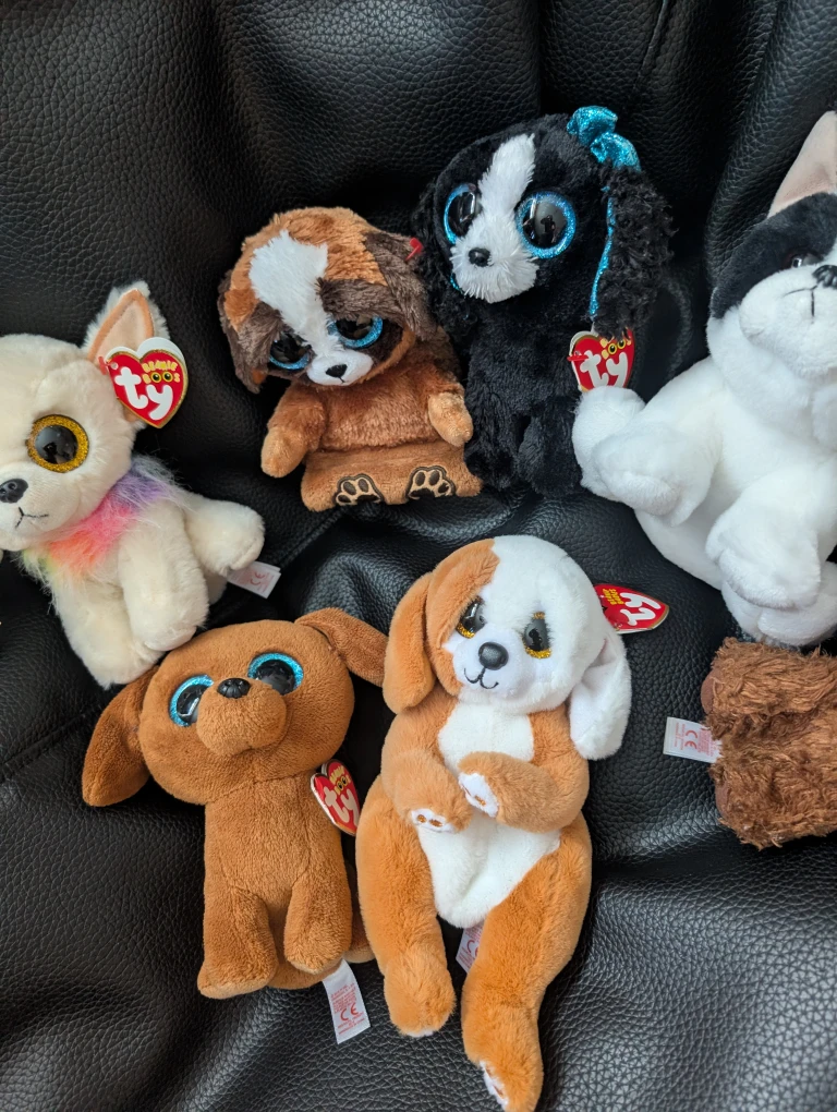 Ty Beanie Boo Dog Plushies - Adorable Collection! - photo 3