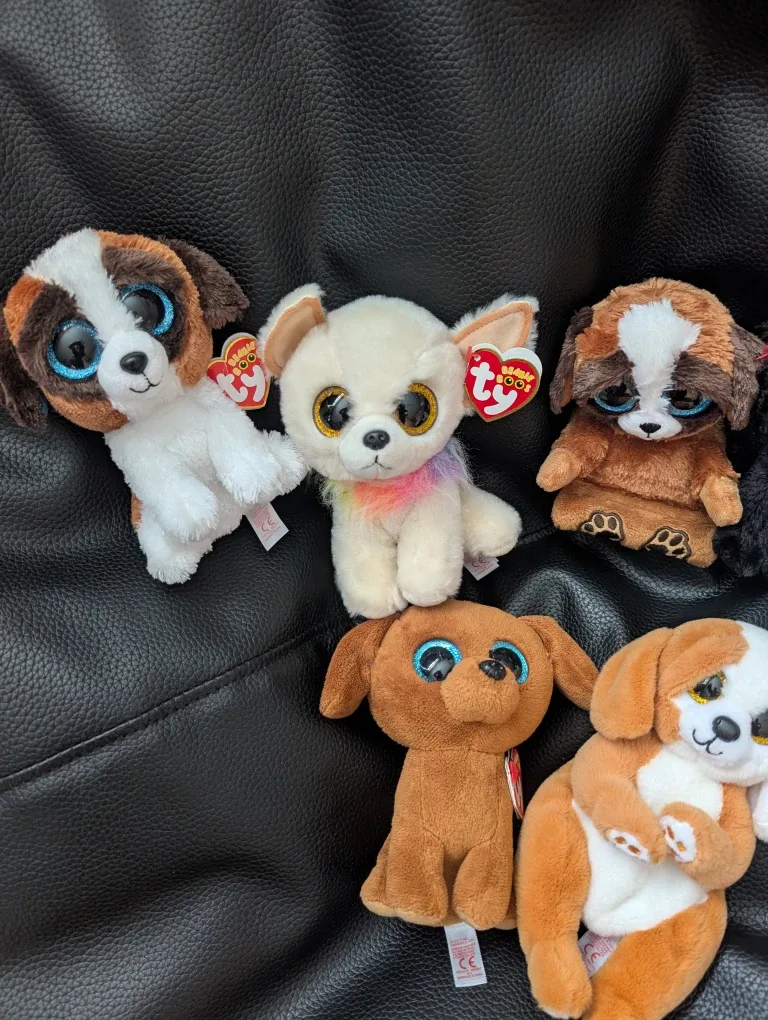 Ty Beanie Boo Dog Plushies - Adorable Collection! image indicator(5)