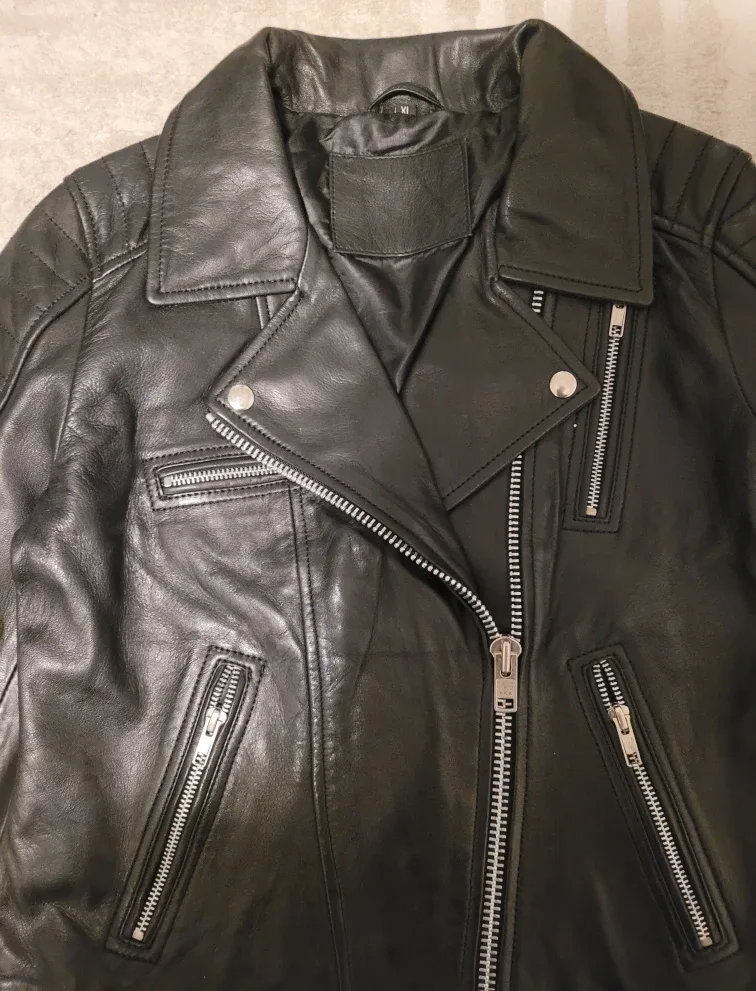 Black Leather Jacket image indicator(2)
