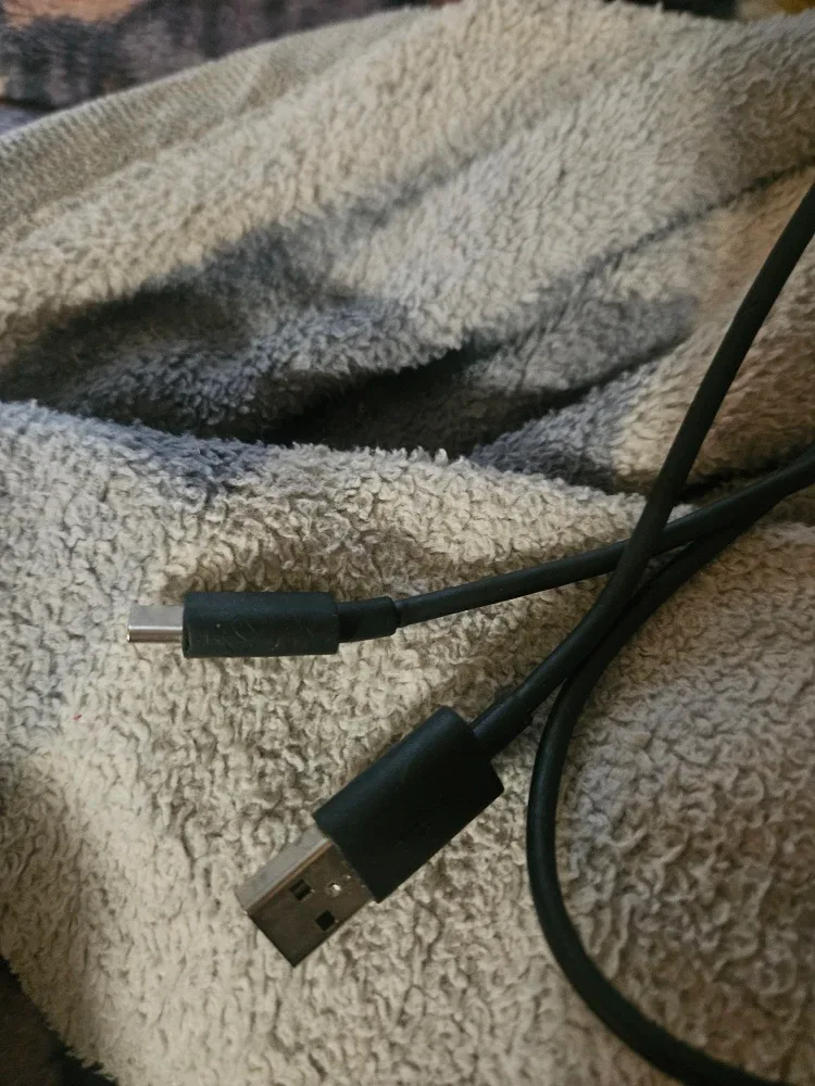 USB-A to USB-C Cable - Black